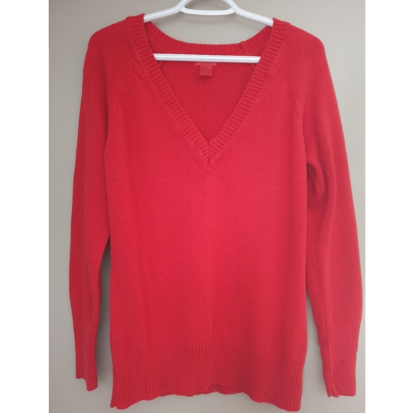 Red Knit Sweater - Picture 2 of 4